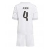 Real Madrid David Alaba #4 Hjemmedraktsett Barn 2025-26 Kortermet (+ korte bukser)